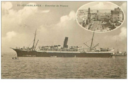 Maroc. N°37135.casablanca.courrier De France.bateau. - Casablanca