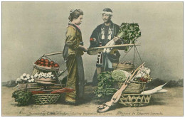 Japon. N°35138.marchand De Légumes Japonais - Tokyo