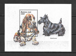 Burkina Faso 1999 Animals - Dogs MS MNH - Cani
