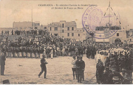 Maroc - N°68034 - CASABLANCA - En Attendant L'arrivée Du Général Lyautey - 1er Résident De France Au Maroc - Légion - Casablanca