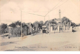 Algerie . N°104159 .oran .tramway .le Carrefour Gambetta . - Oran