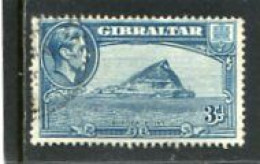 GIBRALTAR - 1938  GEORGE VI   3d   PERF  13  FINE USED - Gibraltar