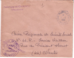 Mayenne Réseau Automobile Rural - Laval Magenta CP N°1 - Type F7 - Changé - Manual Postmarks