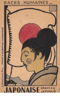Japon - N°73896 - Races Humaines Japonaise Drapeau Japonais - Carte Publicitaire La Phosphatine - Carte Vendue En L'état - Sonstige & Ohne Zuordnung