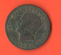 Napoleone 3 Centesimi 1813 Mint Bologna VARIANTE Cifre 13 Su Data 0 - Napoleónicas