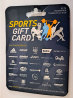 CADEAU   GIFT CARD  / SPORTS GIFT -CARD  / CARD ON BLISTER - /  CARD   / NOT LOADED MINT CARD ** 16686** - Gift Cards