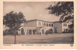 Maroc - N°72280 - CASABLANCA - Le Lycée Lyautey (garçons) - Casablanca