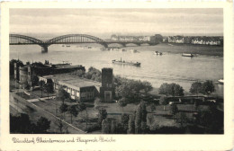 Düsseldorf, Rheinterrasse Und Skagerak-Brücke - Düsseldorf