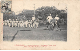 Madagascar - N°72299 - DIEGO-SUAREZ - Revue De La Garnison D'Antsirane - Défilé Du Bataillon D'Infanterie Coloniale - Madagaskar