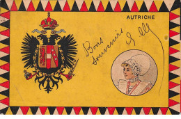 Autriche - N°71291 - Blason Autrichien - Carte Avec Un Défaut En Bas à Droite, Vendue En L'état - Other & Unclassified