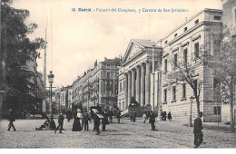 Espagne - N°70013 - Madrid - Palacio Del Congreso Y Carrera De San Jeronimo - Madrid