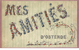 Belgique - N°70060 - Mes Amitiés D'Ostende - Carte Avec Des Strass - Oostende