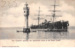 Egypte - N°70911 - The "Canton" Passing The Lighthouse North Of The Bitter Lakes - Otros & Sin Clasificación