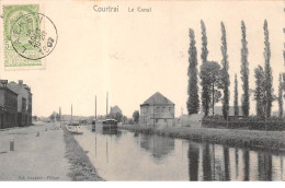 Belgique - N°70971 - KORTRIJK - COURTRAI - Le Canal - Péniche - Kortrijk