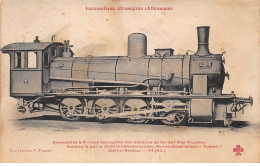 ALLEMAGNE - SAN29017 - Train - Locomotive - Gare - Locomotive à 8 Roues Accouplées Des Chemins De Fer Prussiens - Otros & Sin Clasificación