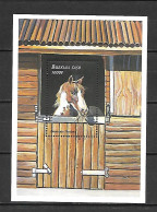 Burkina Faso 1999 Animals - Horses MS MNH - Pferde