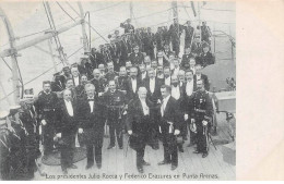 Chili - N°79167 - Los Presidentes Julio Rocca Y Federico Erazures En PUNTA ARENAS AFFRANCHISSEMENT DE COMPLAISANCE - Chili
