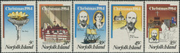 Norfolk Island 1984 SG347-351 Christmas Methodist Set MNH - Norfolk Eiland