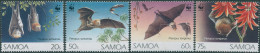 Samoa 1993 SG898-901 WWF Flying Foxes Set MNH - Samoa