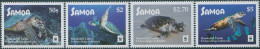 Samoa 2016 SG1426-1429 WWF Hawksbill Turtle White Edges MNH - Samoa (Staat)