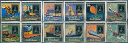 Cook Islands 1980 SG687-698 Zeapex Stamp Exhibition Set MNH - Islas Cook