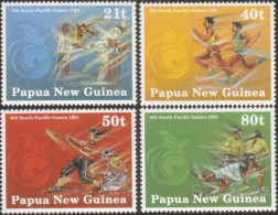 Papua New Guinea 1991 SG651-654 South Pacific Games Set MNH - Papoea-Nieuw-Guinea