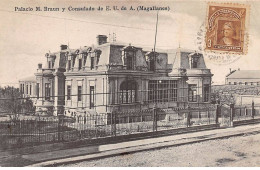 Chili - N°78916 - Palacio M. Braun Y Consulado De E.U.de A. (Magallanes) AFFRANCHISSEMENT DE COMPLAISANCE - Chile