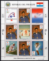 Paraguay 1989, 200th French Revolution, Olympic Games In Albertville 1992, Sheetlet - Paraguay