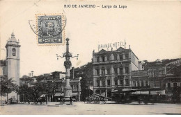 Brésil - N°78954 - RIO DE JANEIRO - Largo Da Lapa - Grande Hotel - Carte Avec Bel Affranchissement - Rio De Janeiro