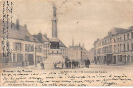 Belgique - N°78472 - TOURNAI - La Place De Lille Et Le Monument Des Français - Tournai