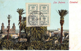 Espagne - N°79433 - LAS PALMAS - Catedral - Carte Avec Un Bel Affranchissement - Gran Canaria