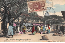 Sénégal - N°79473 - DAKAR - Place Du Marché Et Banque - Sénégal