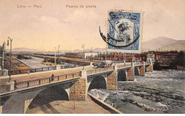 Pérou - N°79000 - LIMA - Puente De Piedra - Carte Avec Bel Affranchissement - Pérou
