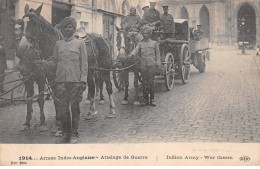 INDE - SAN27220 - 1914 - Armée Indio-Anglaise - Attelage De Guerre - Inde