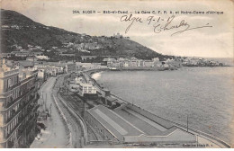 Algérie - N°79529 - ALGER - Bab-el-Oued - La Gare C.F.R.A. Et Notre-Dame D'Afrique - Algiers