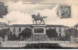 Brésil - N°79182 - RIO DE JANEIRO - Estatua General Osorto - Carte Avec Un Bel Affranchissement - Rio De Janeiro