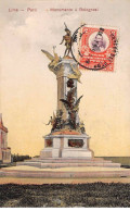 Pérou - N°78996 - LIMA - Monumento à Bolognesi - Carte Avec Bel Affranchissement - Pérou