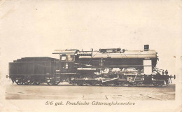 ALLEMAGNE - SAN29027 - Train - Locomotive - Gare - 5/6 PreuBische Güterzuglokomotive - Other & Unclassified