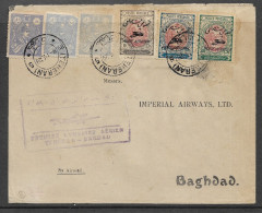Iran 1929 Lettre, 1° Courrier Aérien Téhéran-Bagdad - Iran