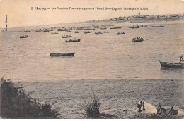 Maroc - N°80832 - Les Troupes Françaises Passant L'Oued Bou-Regreb, Débarquent à Salé - Légion - Other & Unclassified