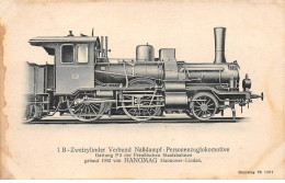 ALLEMAGNE - SAN29025 - Train - Locomotive - Gare - 1B Zweizylinder Verbund NaBdampf Personenzuglokomotive - Otros & Sin Clasificación