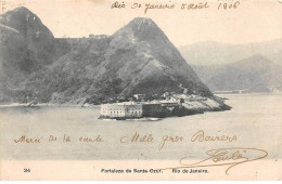 Brésil - N°79914 - RIO DE JANEIRO - Fortaleza De Santa Czur - Carte Avec Un Bel Affranchissement - Rio De Janeiro