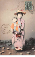 Etats-Unis - N°79220 - HONOLULU - Fillette Asiatique En Kimono Avec Une Poupée - Carte Avec Un Bel Affranchissement - Honolulu