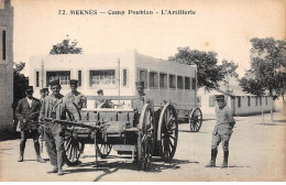 MAROC - MEKNES - SAN27056 - Camp Poublan - L'Artillerie - Meknes