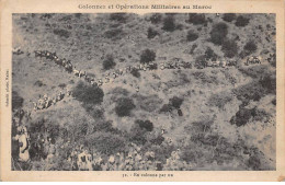 MAROC - SAN27020 - Colonnes Et Opérations Militaires Au Maroc - En Colonne Par Un - Légion - Other & Unclassified