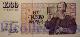 ICELAND 1000 KRONUR 1994 PICK 56 UNC RARE - Islande