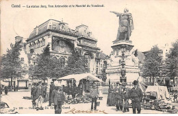 BELGIQUE - GAND - SAN26411 - La Statue Jacq. Van Artevelde Et Le Marché Du Vendredi - Otros & Sin Clasificación