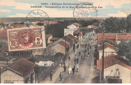 Sénégal - N°79496 - DAKAR - Perspective De La Rue Vincens Dans Le Bas - Sénégal