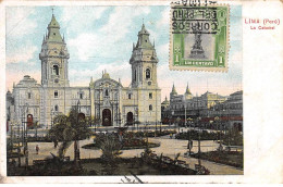 Pérou - N°79020 - LIMA - La Catedral - Carte Avec Bel Affranchissement - Pérou