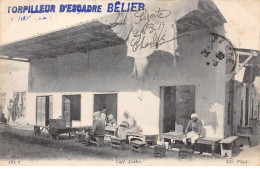 Algérie - N°79608 - Café Arabe - Carte Avec Un Cachet De Bateau "Torpilleur D'Escadre Bélier" - Sonstige & Ohne Zuordnung